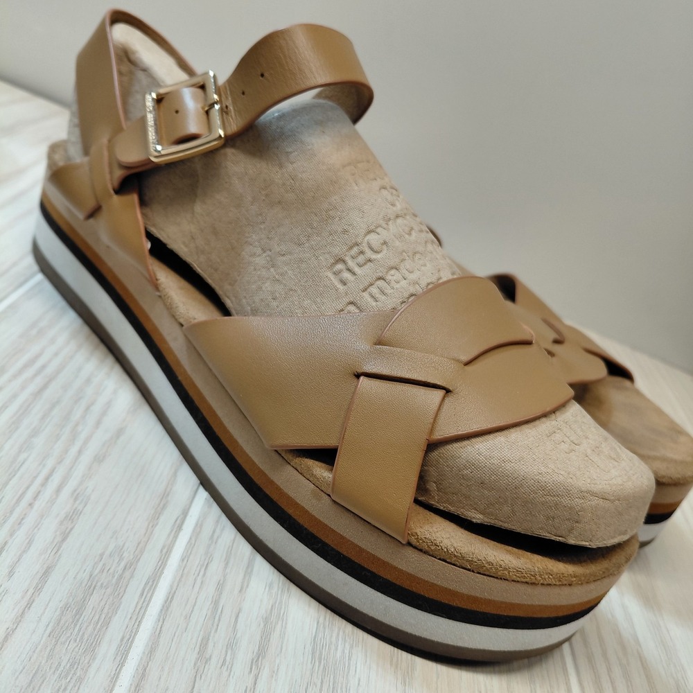 Kelsi Dagger Brooklyn Diary Sandals Sz 9 Platform Leather Straps Anthropologie